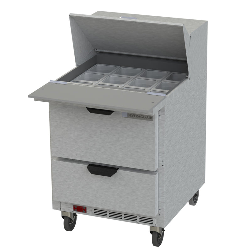 Beverage Air, SPED27HC-12M-B, Refrigerated Counter, Mega Top Sandwich / Salad Unit 