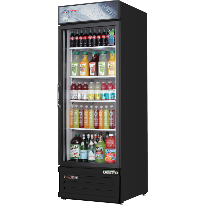 Everest Refrigeration, EMGR20B, Glass Door Merchandiser Refrigerator 