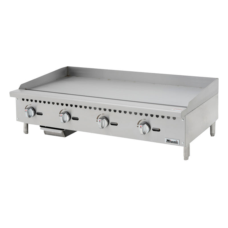 Migali, C-G48, Commercial Manual Counter-top Griddle Flat Top 