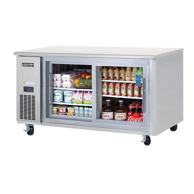 Everest Refrigeration, ETGR2, Refrigerator, Undercounter, Reach-In 