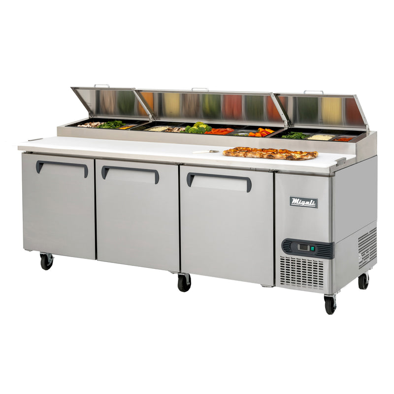 Migali, C-PP93-HC, Commercial Pizza Prep Food Prep Table 