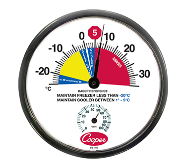 Cooper-Atkins, 212-159C-8, Thermometer, Refrig Freezer 