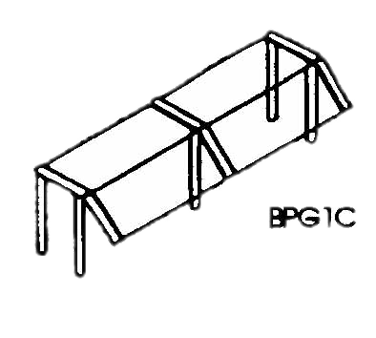 Piper Products/Servolift Eastern, BPG1C-60, Sneeze Guard, Stationary 