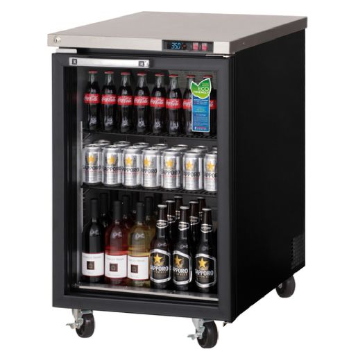 Everest Refrigeration 1 Glass Door Back Bar Cooler, 23