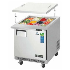 Everest Refrigeration 1 Door Open Top Prep Table, 27 1/2" (Mega Top) EOTP1 - Quality Galore