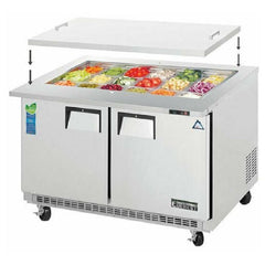 Everest Refrigeration 2 Door Open Top Prep Table, 47 1/2" (Mega Top) EOTP2 - Quality Galore