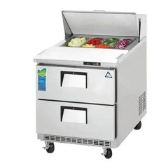 Everest Refrigeration 1 Section 2 Drawer Sandwich Prep Table, 27 1/2" EPBNR1-D2 - Quality Galore