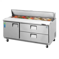 Everest Refrigeration 3 Door Sandwich Prep Table, 71 1/2" EPBNR3 - Quality Galore