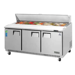 Everest Refrigeration 3 Door Sandwich Prep Table, 71 1/2" EPR3 - Quality Galore