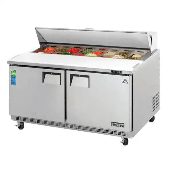 Everest Refrigeration 2 Door Sandwich Prep Table, 59 1/2