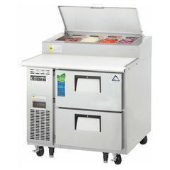 Everest Refrigeration 1 Door Pizza Prep Table, 35 1/2" EPPR1 - Quality Galore