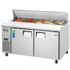 Everest Refrigeration 2 Door Sandwich Prep Table, 59 1/2" EPWR2 - Quality Galore