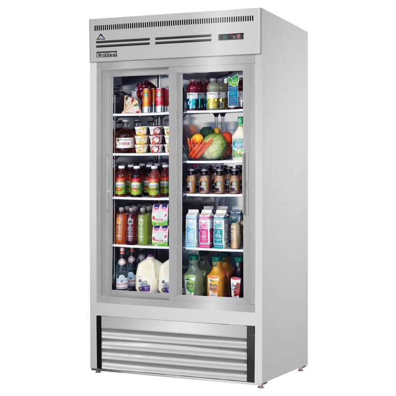 Everest Refrigeration, EMGR33-SS, Refrigerator, Merchandiser 